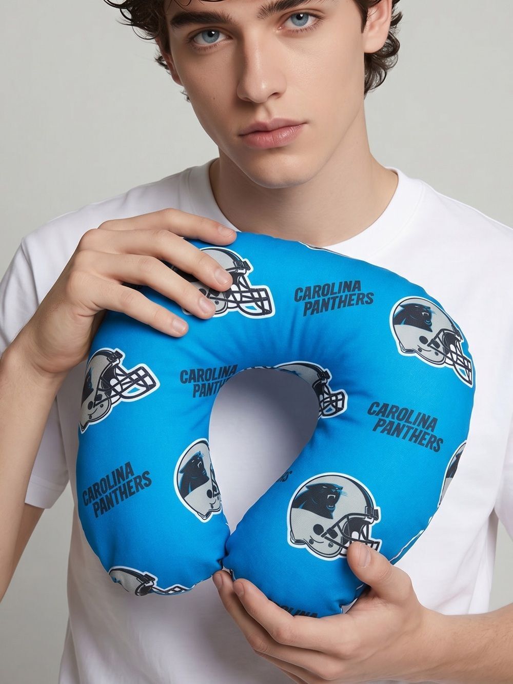 Carolina Panthers NFL Travel Neck Pillow